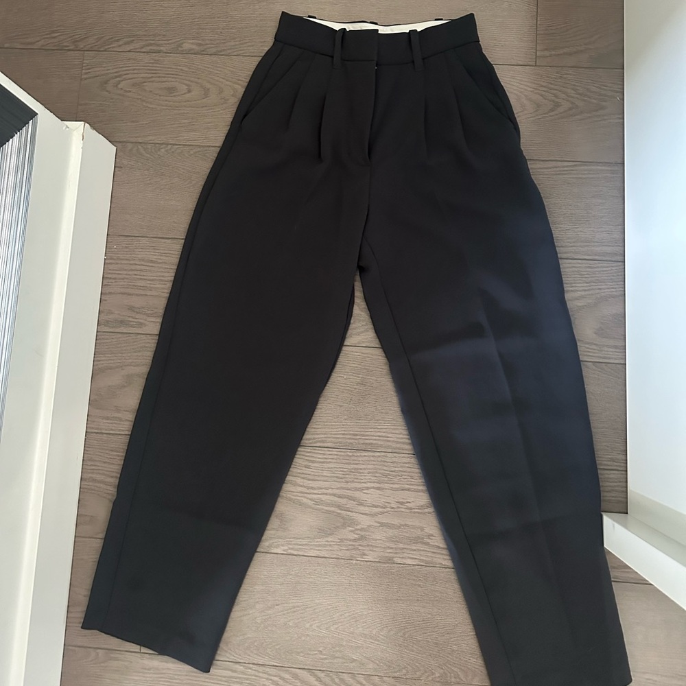 Wilfred Black Straight Leg Pants